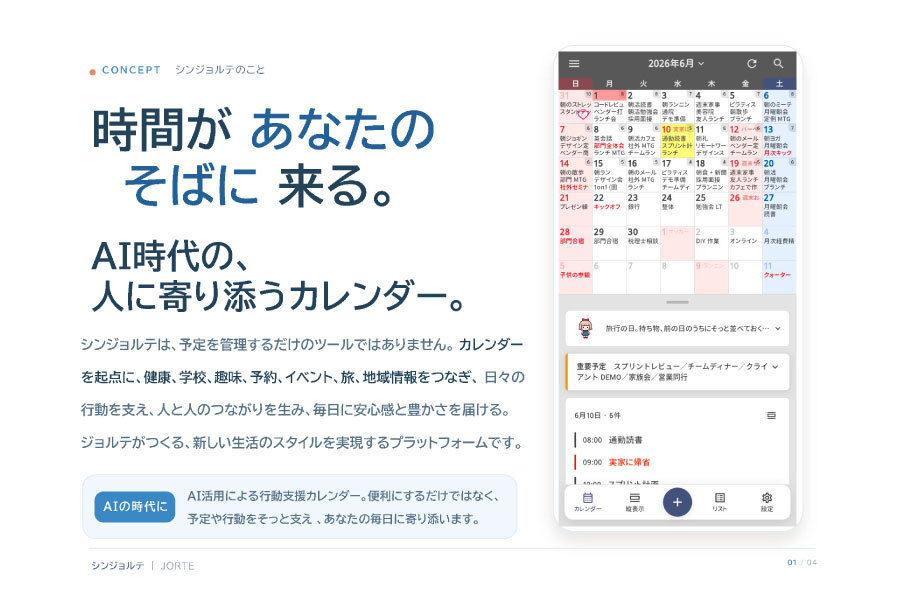 シン・ジョルテのコンセプト